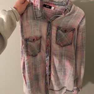 pastel colored flannel